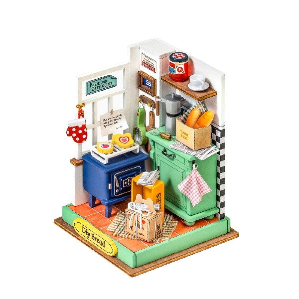 DIY Miniature Dollhouse Kit | Afternoon Baking Time