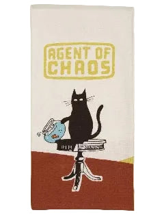 Blue Q Dish Towel | Agent Of Chaos