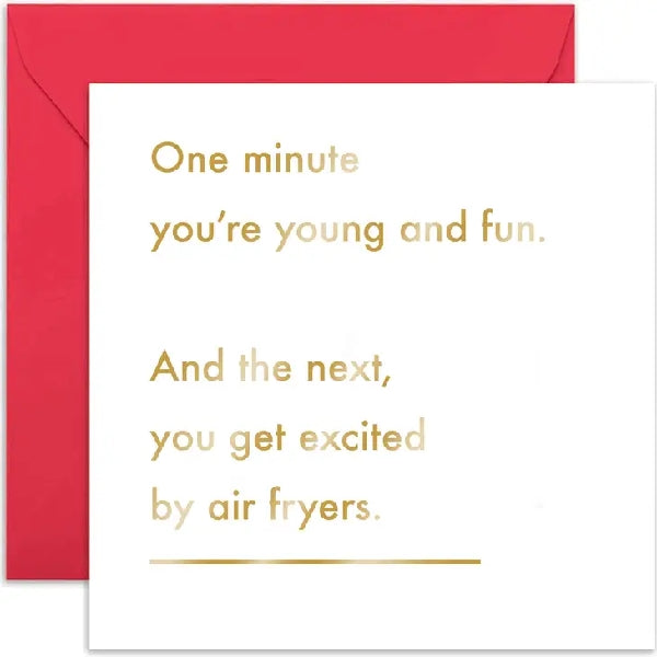Air Fryers Blank Humour Card