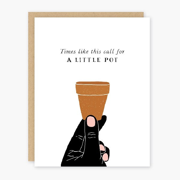 A Little Pot Blank Friendship Card