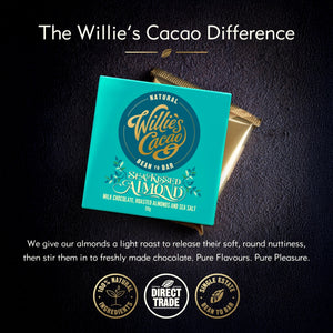 Willie's Cacao 50g Bar | Sea Kissed Almond