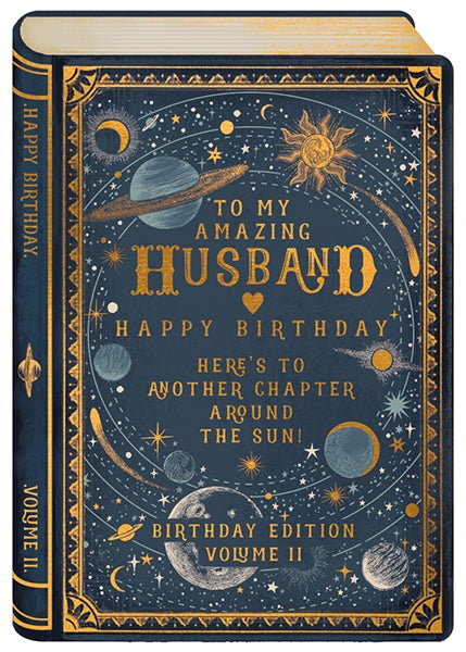 Amazing Husband Storybook Birthday Card
