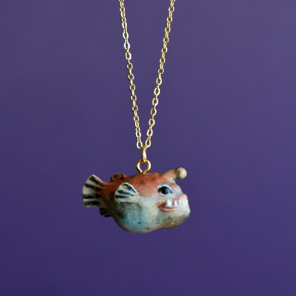 Camp Hollow Necklace | Angler Fish