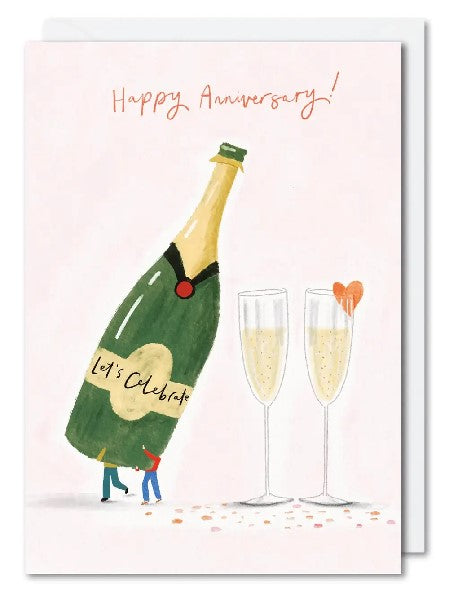 Anniversary Champagne Anniversary Card