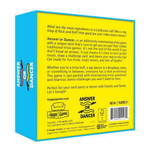 Answer or Dancer Game