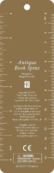 Antique Book Spine Beaded Tassel Bookmark