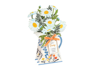 April Birth Flower Pop-Up Card