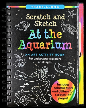 Scratch & Sketch Activity Book | At The Aquarium