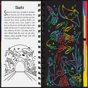 Scratch & Sketch Activity Book | At The Aquarium