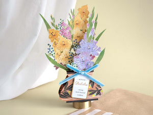 August Birth Flower Pop-Up Card