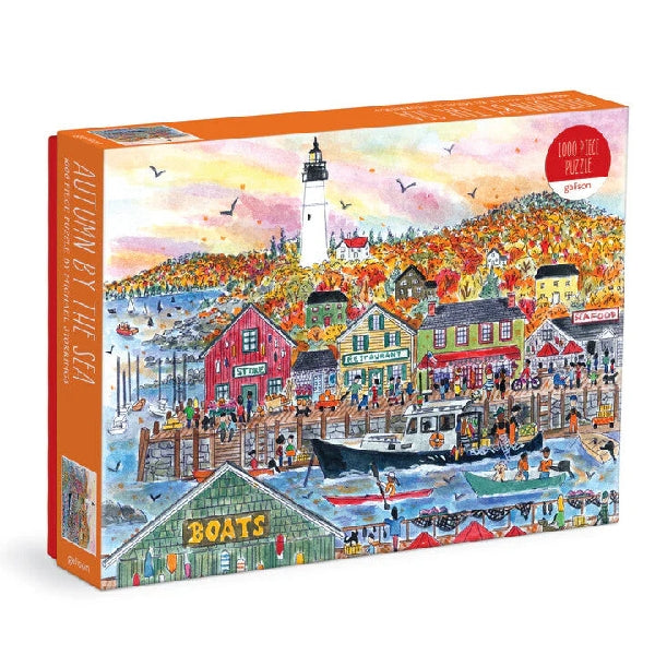 Galison 1000 Piece Puzzle | Autumn By The Sea
