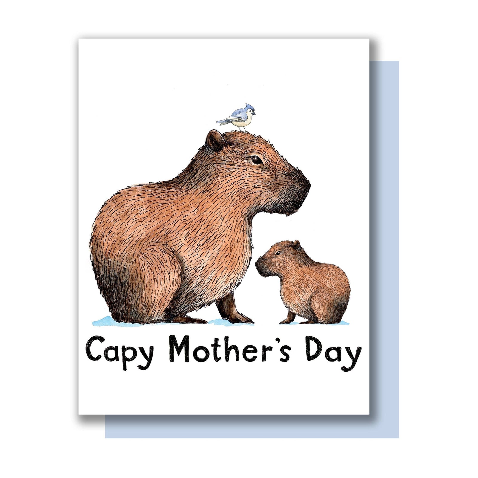 Capybara Mother's Day Card