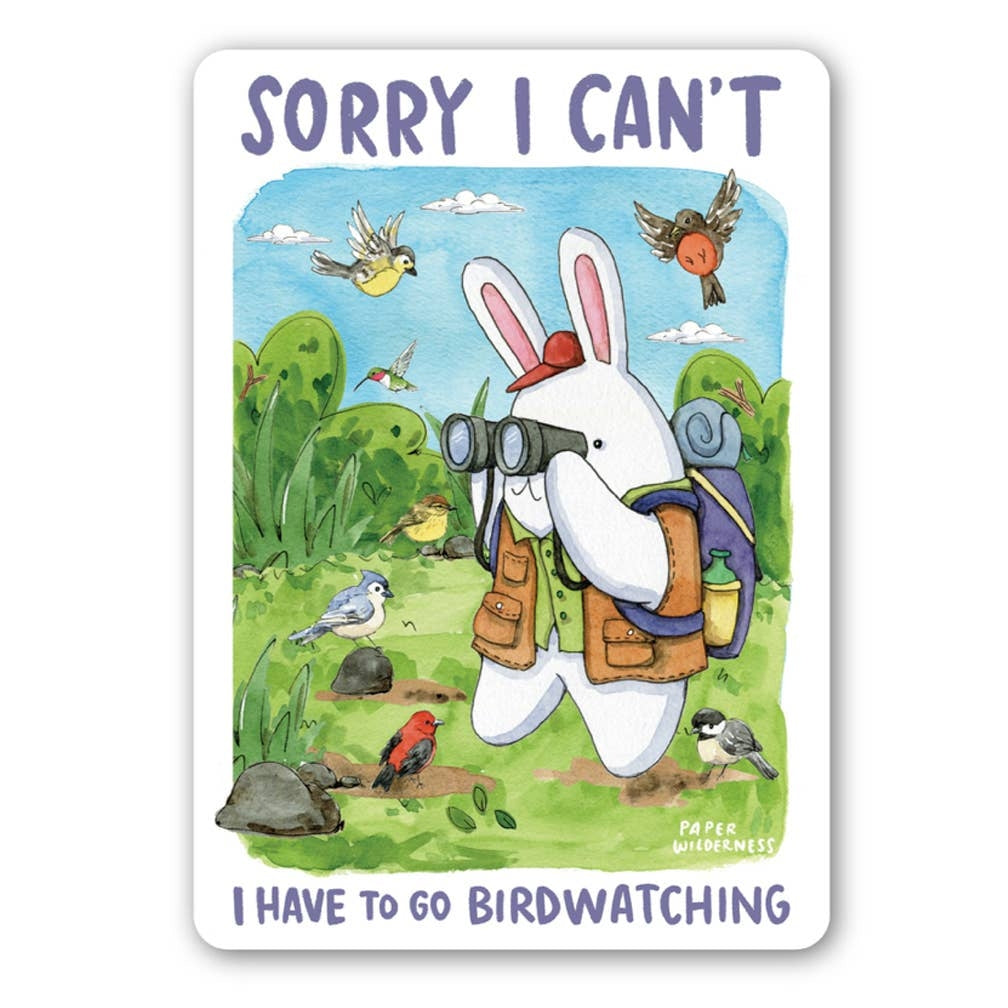 Bird Watching Sticker