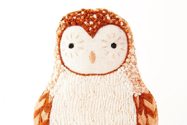 Kiriki Press Embroidery Kit | Barn Owl