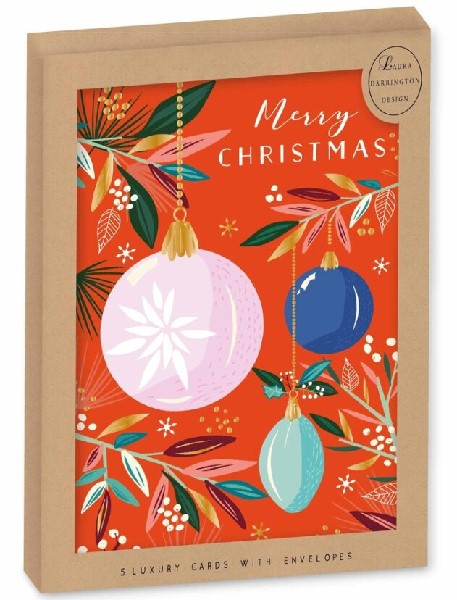 Baubles Boxed Christmas Cards