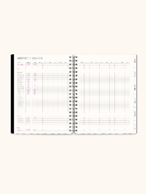 Studio Oh! 2025 17-Month Planner | Midnight Black