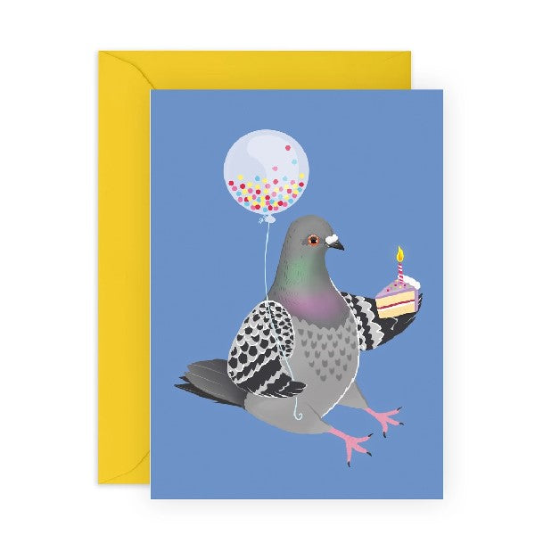 Pigeon Birthday Card