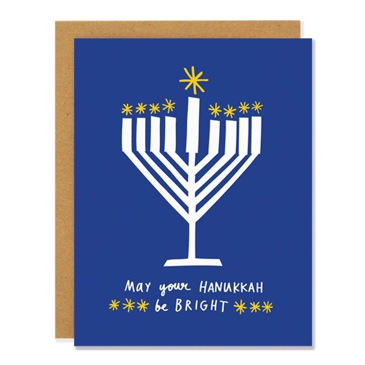 Be Bright Hanukkah Card