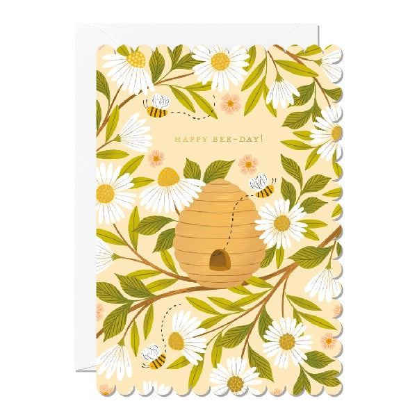 Happy Bee-Day Birthday Card