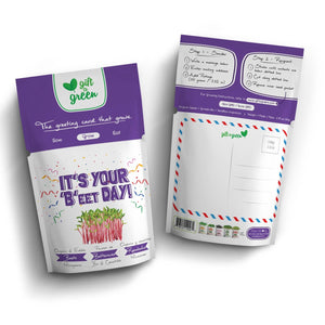 Giftagreen B'eet Day Birthday Grow Card