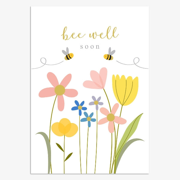 Bee Well Soon Get Well Card
