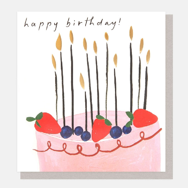 Berry Cake Birthday Card