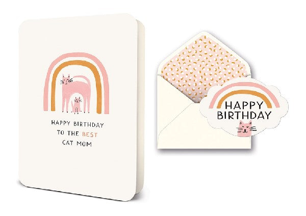 Happy Birthday To The Best Cat Mom Card