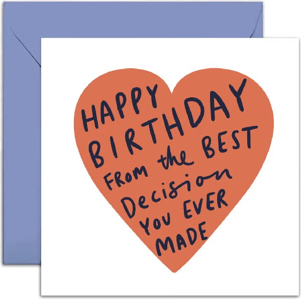 Best Decision Birthday Card