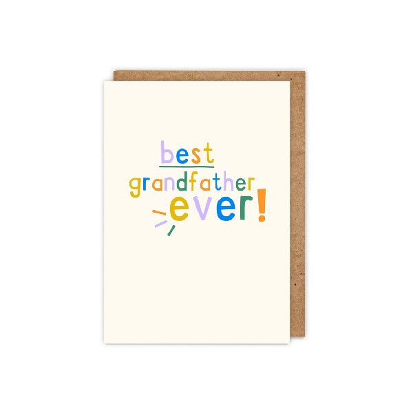 Best Grandfather Ever Father's Day Card