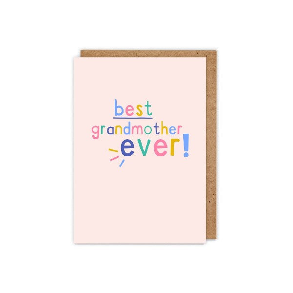 Best Grandmother Ever Mother's Day Card
