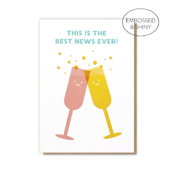 Best News Ever Congratulations Card