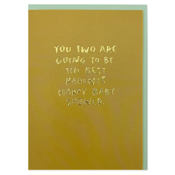 Best Parents Baby Shower Card