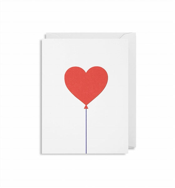 Heart Balloon Love Card