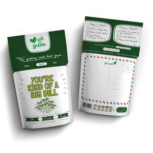 Giftagreen Big Dill Friendship Grow Card