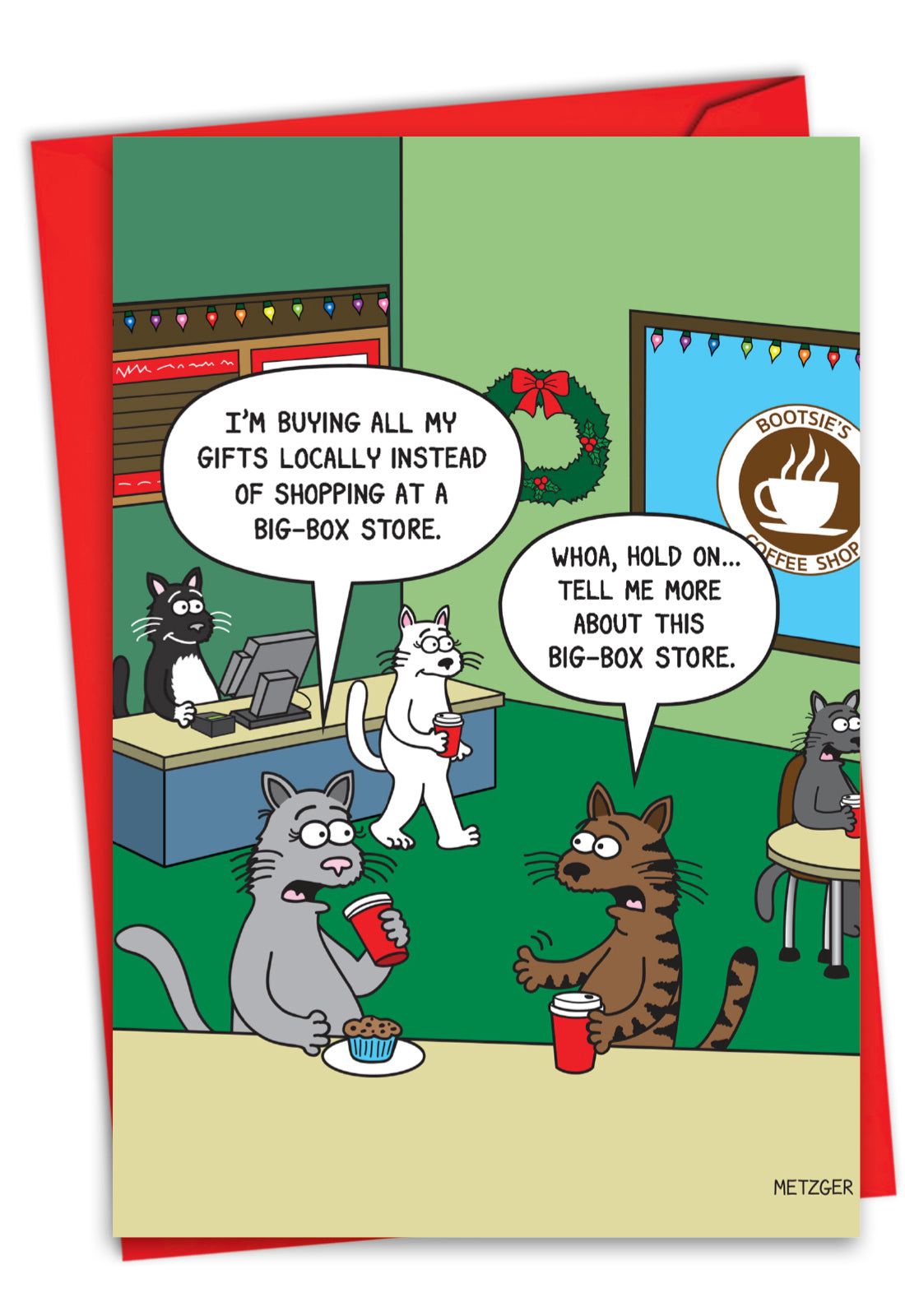 Big Box Store Christmas Card