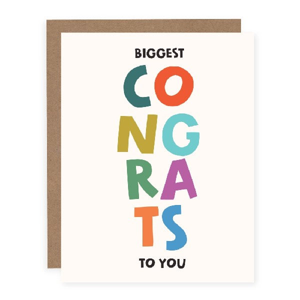 Biggest Congrats Congratulations Card