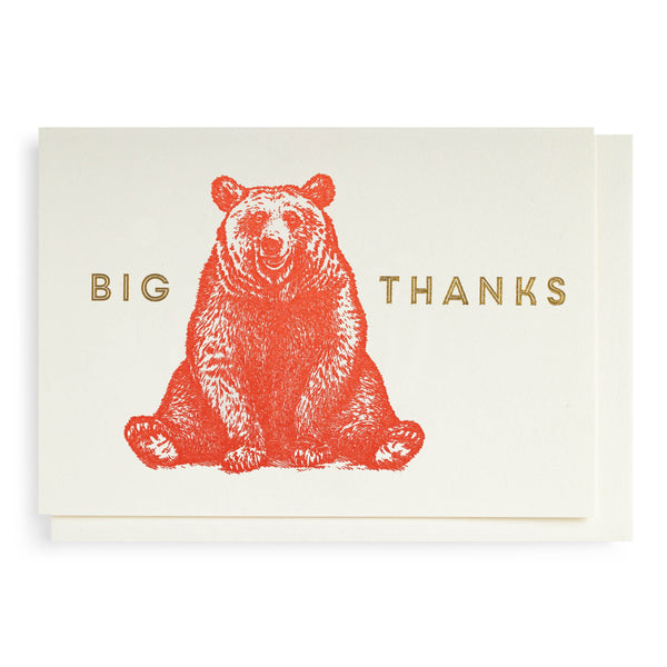 Big Thanks Card | Thank You Cards | The Gifted Type
