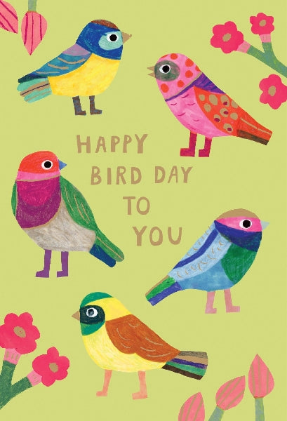 Happy Bird Day Birthday Card