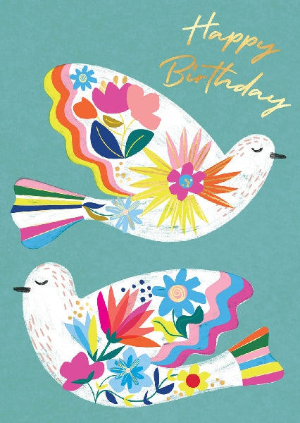 Birds Birthday Card
