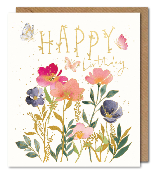 Flowers Birthday Card
