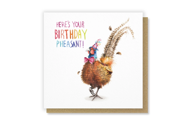 Birthday Pheasant Birthday Card