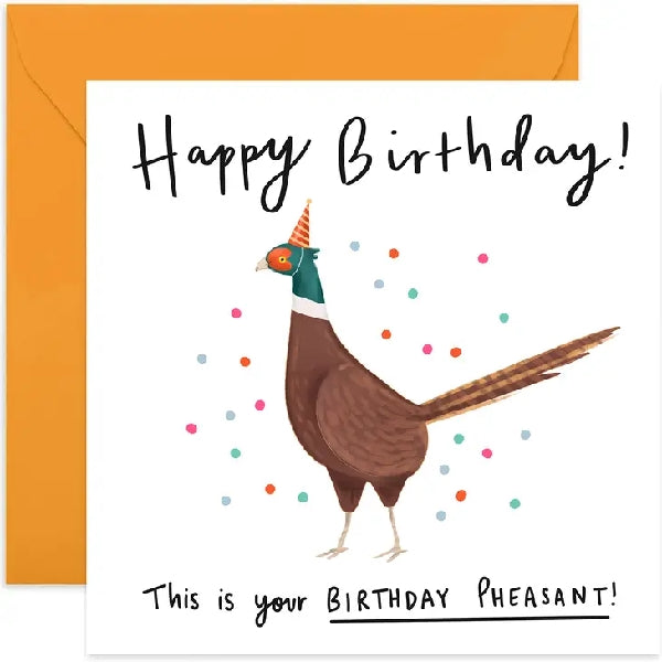 Birthday Pheasant Birthday Card