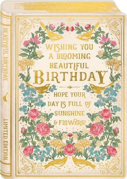 Sunshine & Flowers Storybook Birthday Card