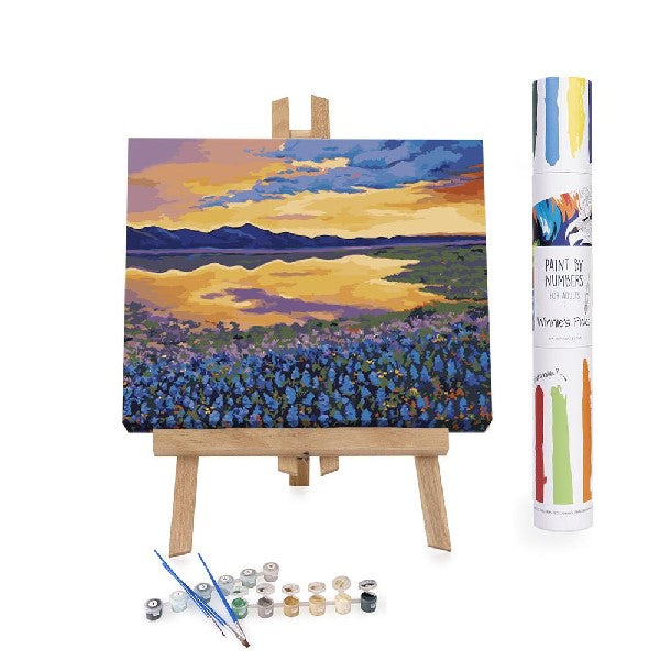 Bluebonnet Rhapsody DIY Paint By Numbers Kit