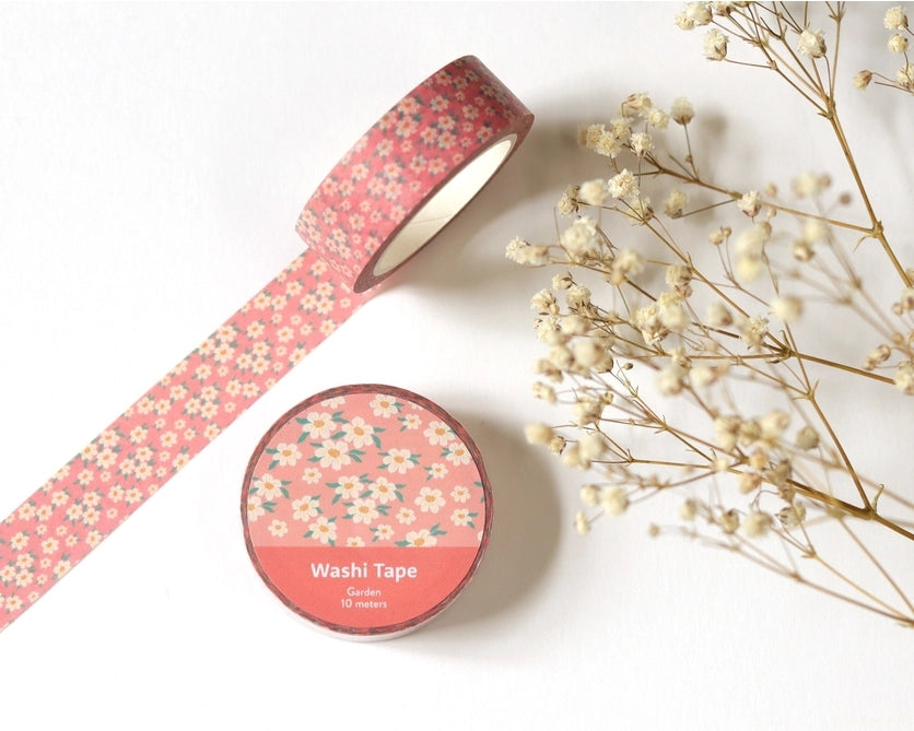 Blush Pink Floral Washi Tape