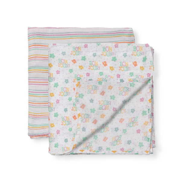 Bonjour Bebe Swaddle Blanket Set