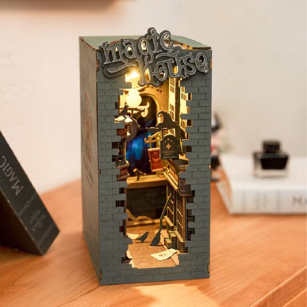 DIY Miniature Book Nook Kit | Magic House