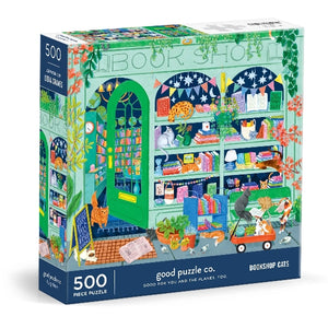 Good Puzzle Co. 500 Piece Puzzle | Bookshop Cats