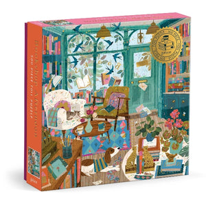 Galison 500 Piece Puzzle | Bookstore Afternoon