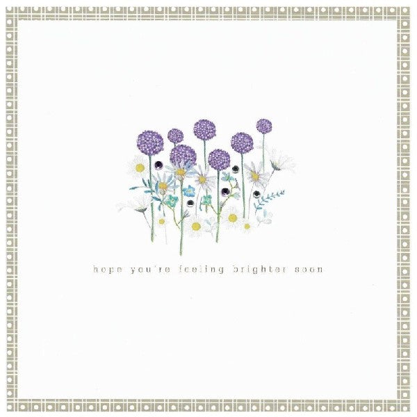 Feel Brighter Soon Get Well Card
